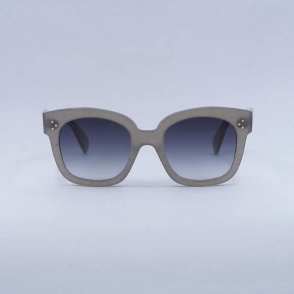🕶️ New Celine CL4002UN 20B Sunglasses - Grey Silver Glitter Frame - Picture 3 of 13